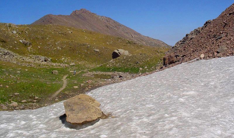 Vicinities of a glacier of Bogdanovich.