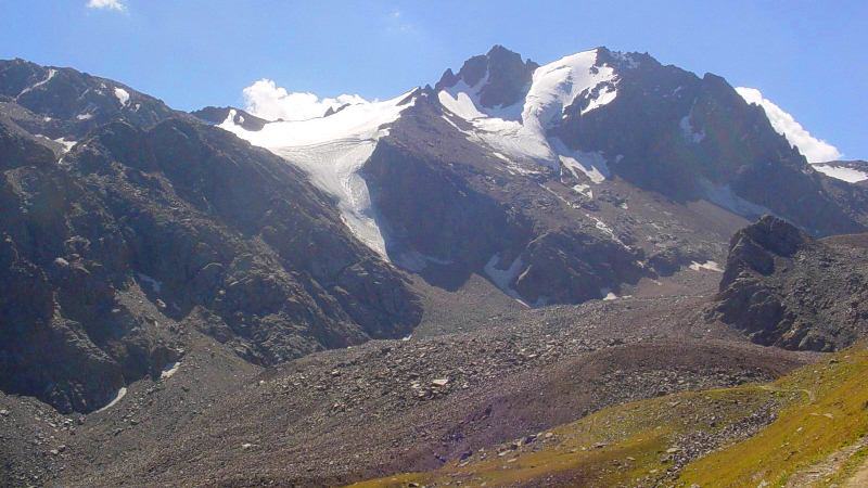 Vicinities of a glacier of Bogdanovich.