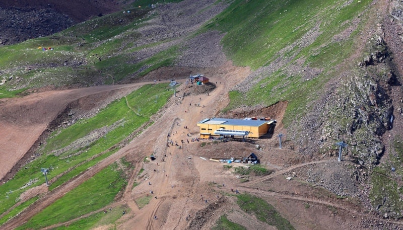 Vicinities of a glacier of Bogdanovich.