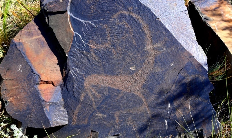 Petroglyphs  the Bayan-Zhurek and vicinities.