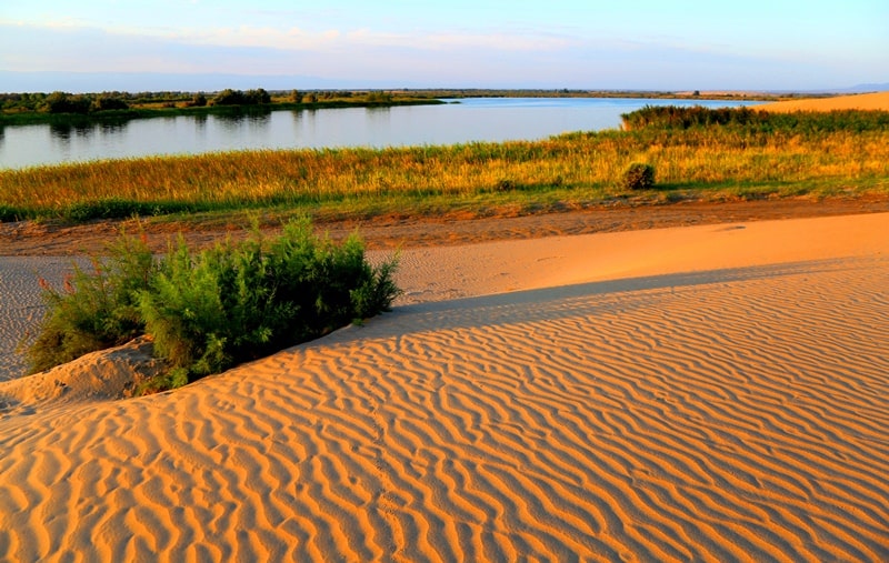 Lake Wooden and its environs.