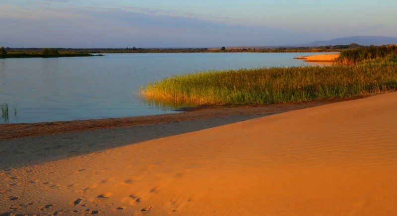 Lake Wooden and its environs.