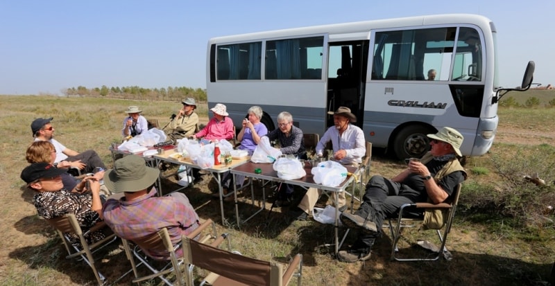 Picnic on Kaskelen gorge.