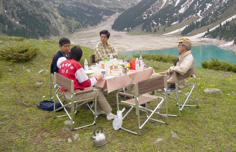 Picnic on Big Almaty lake.