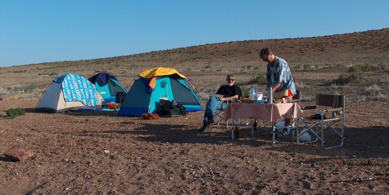 Picnic on Balkhash lake.