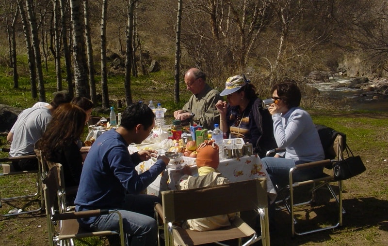 Picnic on Turgen gorge.