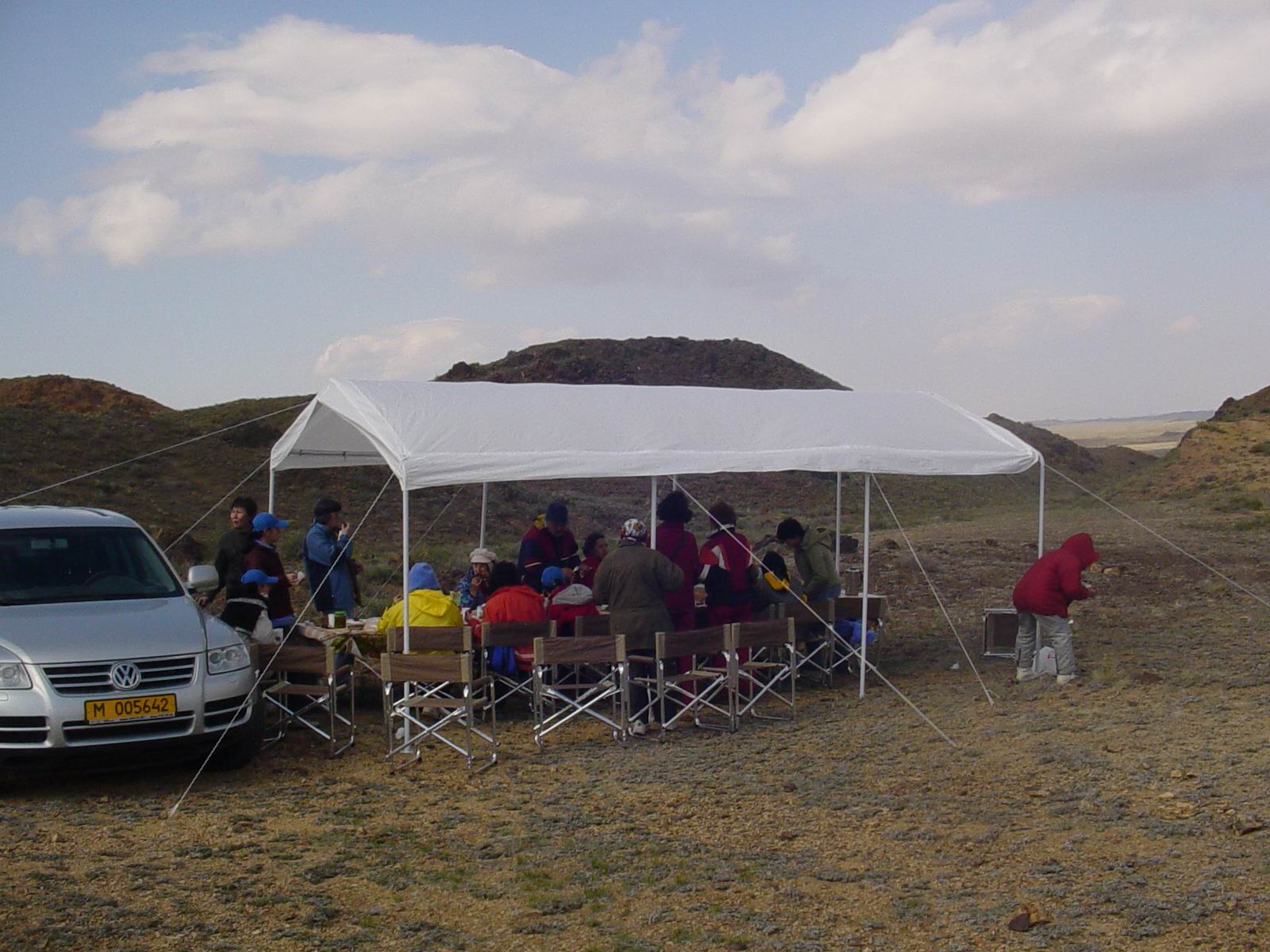 Picnic on Charyn canyon.