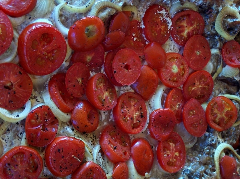 Tomatoes in the koktal.