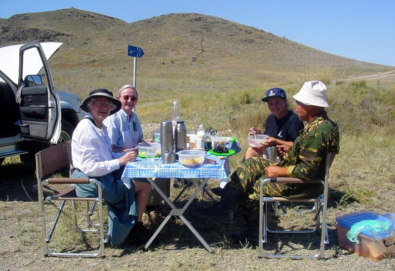 Picnic on Tamgaly pertroglyphs.