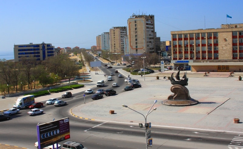 Aktau town.