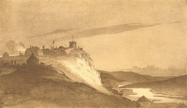 Т. Г. Шевченко. Форт Кара-Бутак. Сепия, V.1848 - I.1850