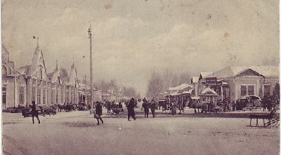 Улица Торговая в городе Верный. Фотография конца XIX века.