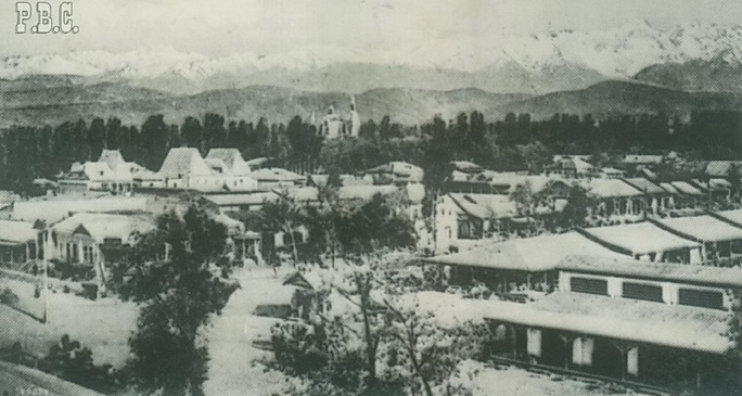 Вид на Алма-Ата. 1936 год.