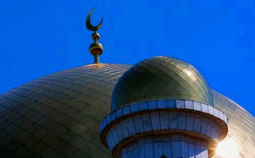 Купола Алматинской мечети.