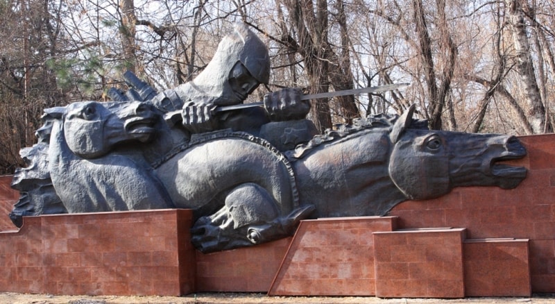 Memorial of Glory in Almaty.