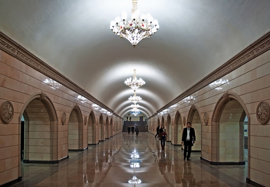 Станция метро "Театр имени Ауезова".