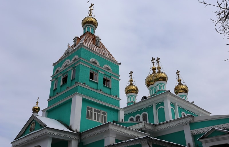 Никольский храм в Алматы.
