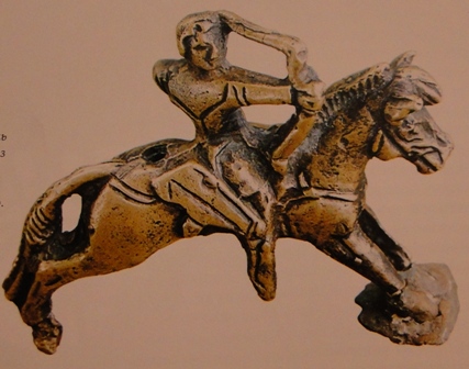 Archer. A detail of the fixture from vicinities of Almaty. V - II c.c. B.C.