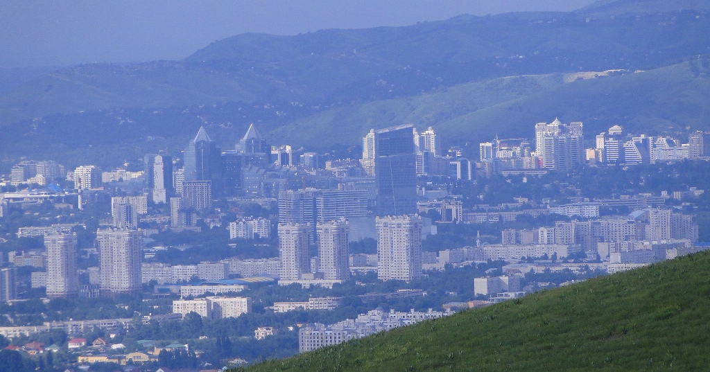 Town Almaty. Town of apples. Southern capital of Kazakhstan.