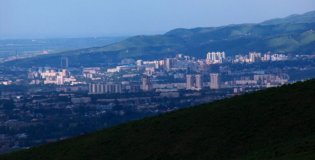 Town Almaty. Town of apples. Southern capital of Kazakhstan.