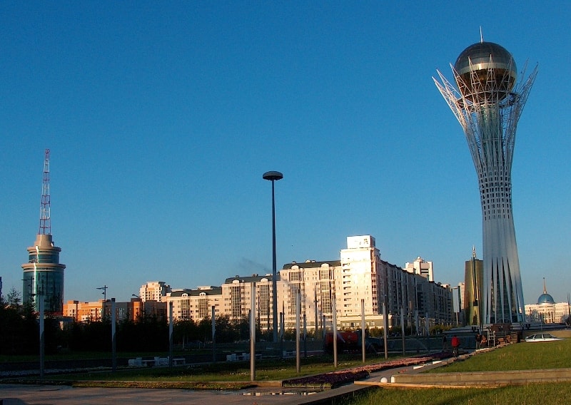 Байтерек монумент в городе Астана.