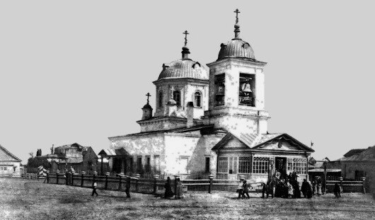 Собор Николая Чуудотворца. Построен в XVII веке, он просуществовал до 30-ых годов прошлого столетия.