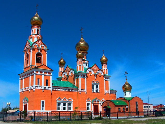 Православный храм в Атырау.