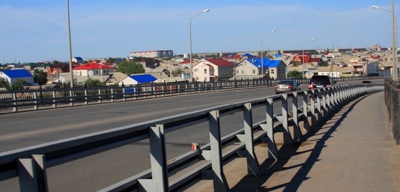 The New bridge in Atyrau.