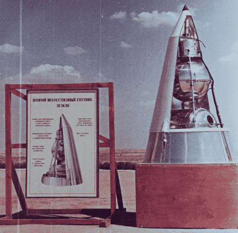 Sputnik-2 at the Kapustin Yar test site.