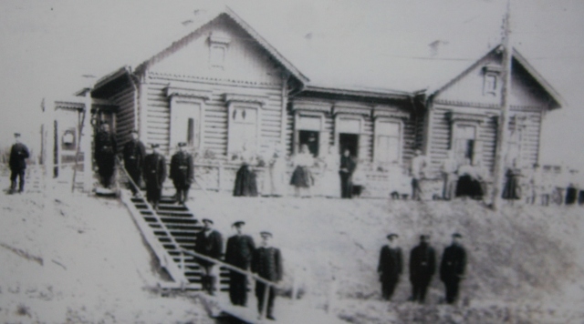 Казалинский железнодорожный вокзал. 1906 год.