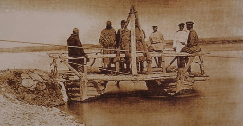 Баутинская пристань. Фотография конца XIX века.