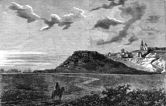 Возможно так выглядел Курган-таш в 1870-х годах XIX века.