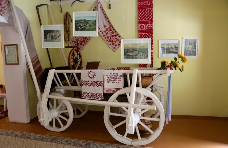 Экспозиции в музее тТараса Шевченко.