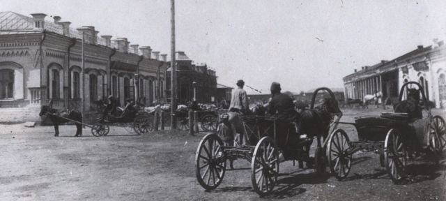 Окончание улицы Телеграфной. 1913 год.