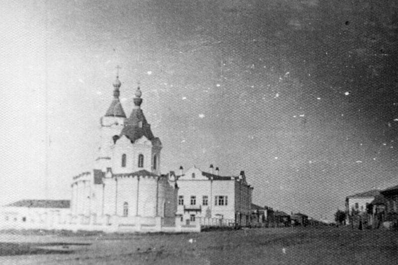 Церковь Святого Александра Невского. Фотография конца XIX века, автор неизвестен.
