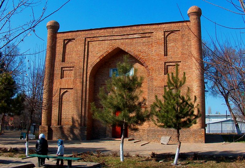 Mausoleum Karakhana in Taraz town.