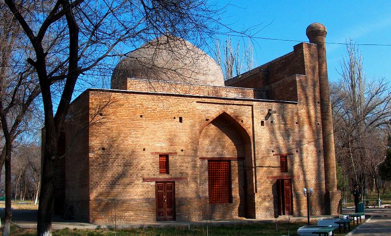 Mausoleum Karakhana in Taraz town.