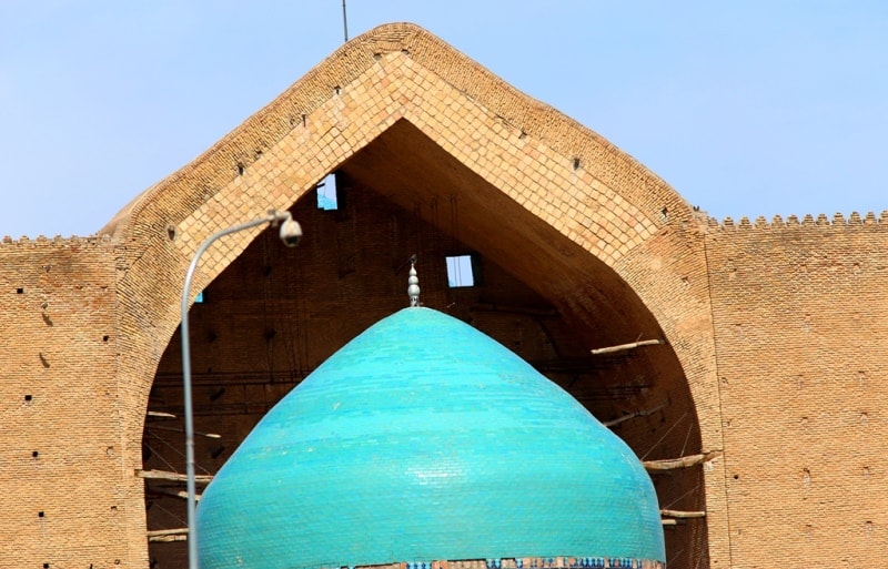 Sights of an architectural and cultural complex of Azret sultan.