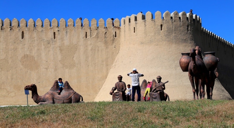 Sights of an architectural and cultural complex of Azret sultan.