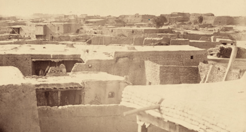 Hazret Yassavi mosque. Turkestan. 1870th. Constructions around a citadel.