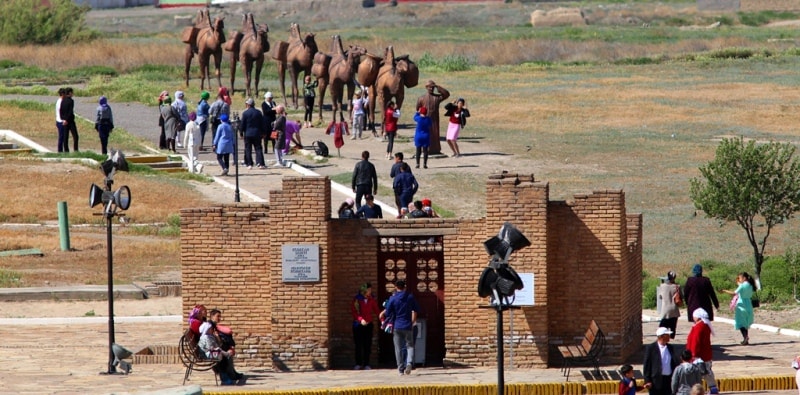 Sacred places of Turkestan.