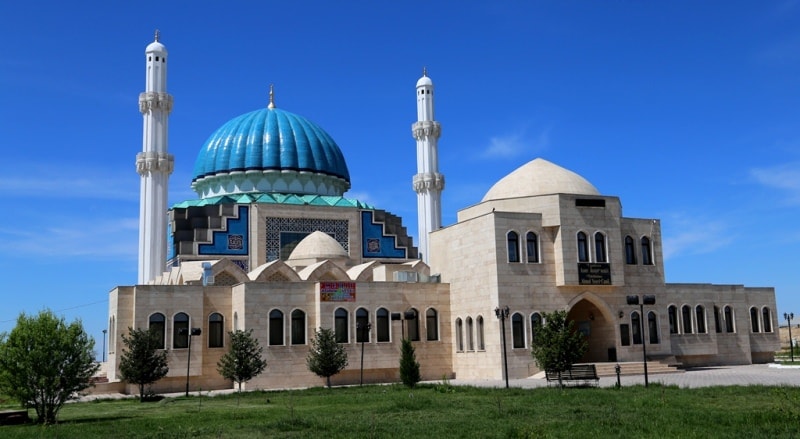 Mosque Akhem Yassavi in Turkestan.