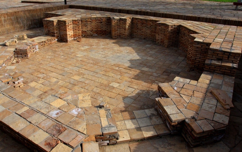 The mausoleum octahedral in Turkestan.