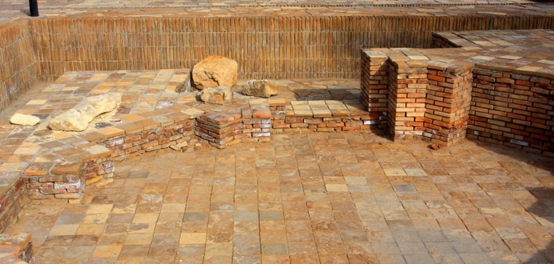 The mausoleum octahedral in Turkestan.