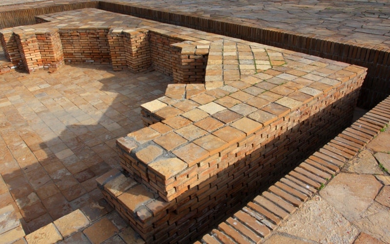 The mausoleum octahedral in Turkestan.