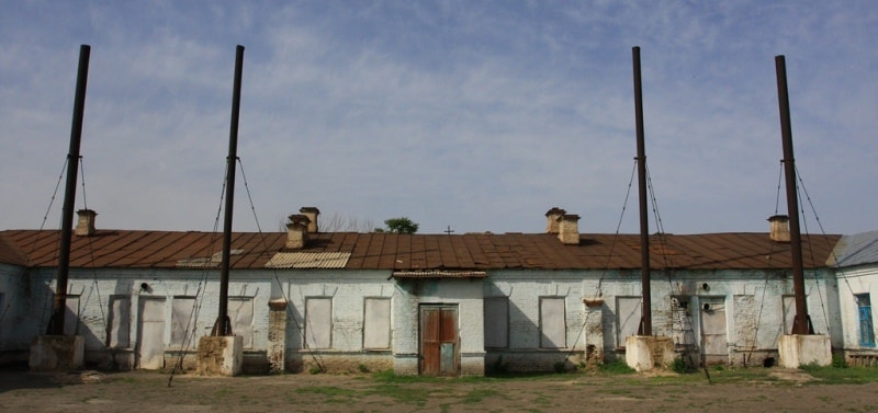 Buildings of service in Turkestan.