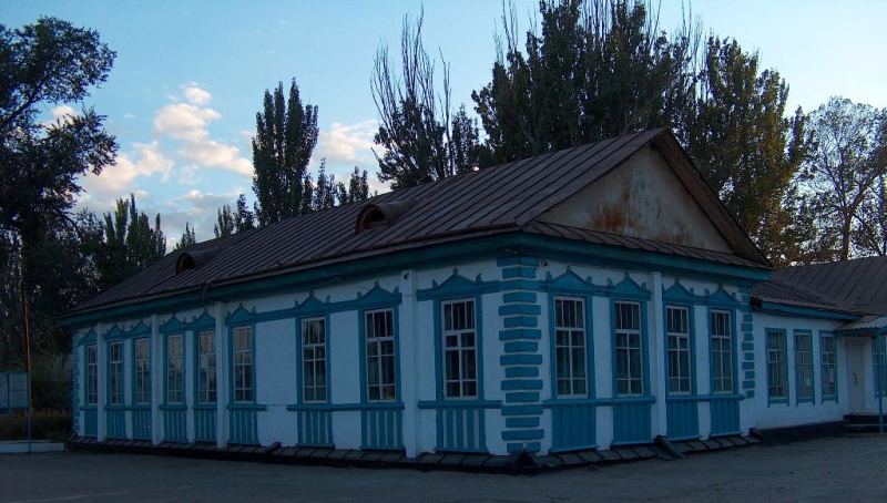 Building of the beginning of XX century in Zharkent.