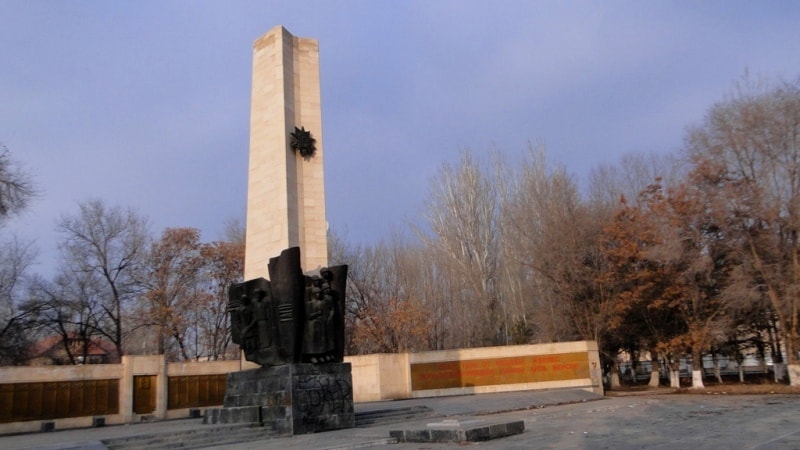 Monument to the Victory over city park Zharkent.