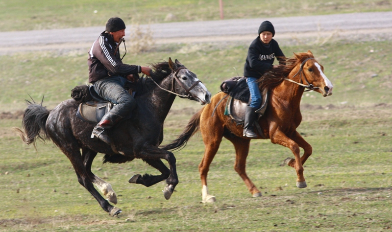Audaryspak Kazakh national of game.