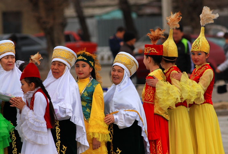 Traditional games of Kazakhs.